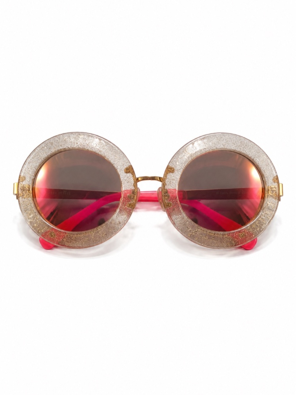 Linda Farrow x Markus Lupfer ML/6/6 Glitter Round/Oval Sunglasses